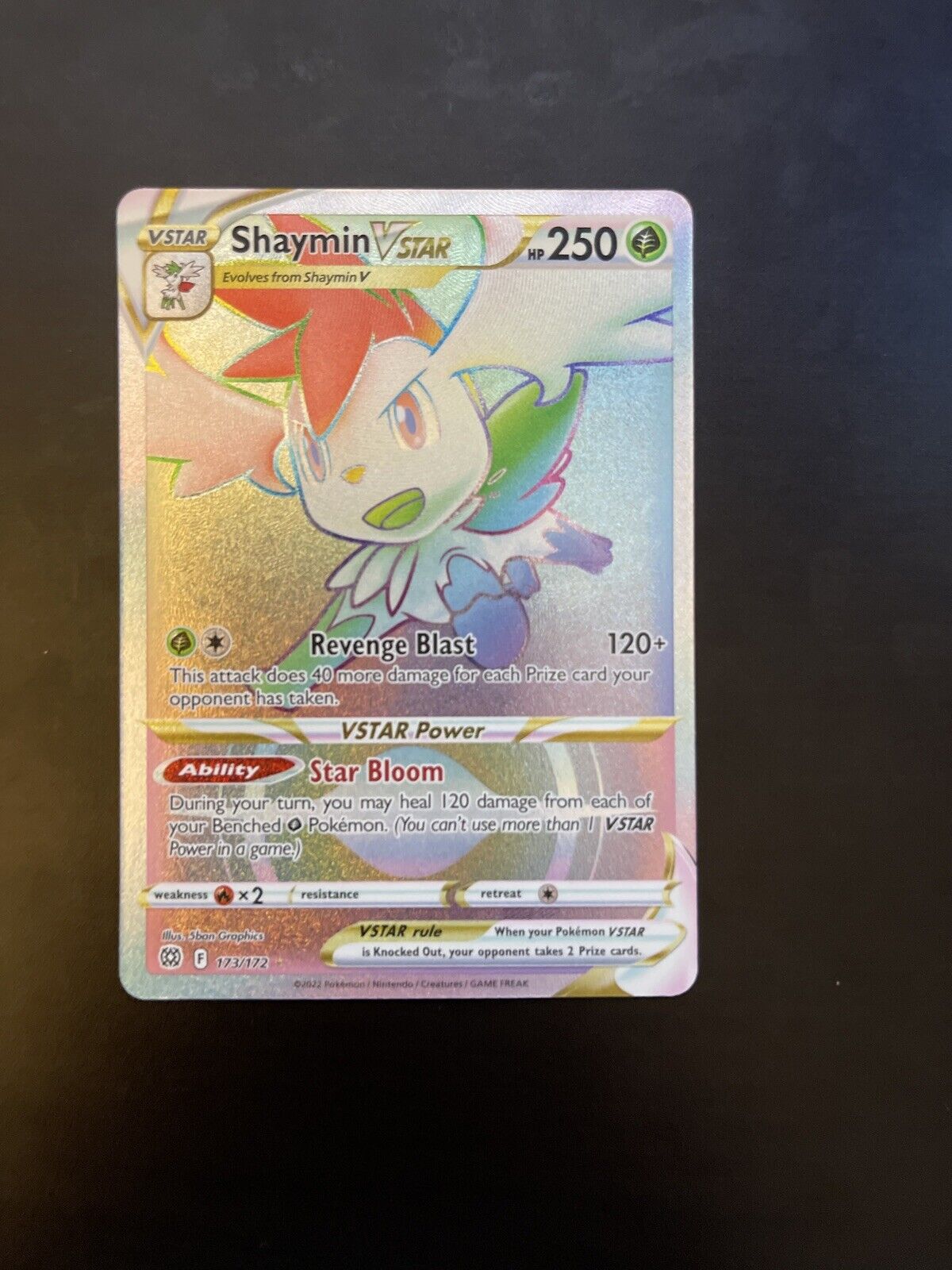 Pokémon Shaymin V Star Rainbow Card Brilliant Stars for Sale in El Monte,  CA - OfferUp