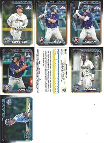 2024 Topps Tampa Bay Rays Team Set S1 S2 US PD H + NTCD SMLB (53) - Picture 3 of 5
