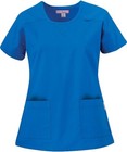 Koi Women Blue Scrub Tops