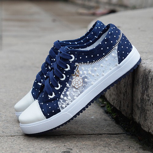 LADIES WOMENS PLIMSOLES CANVAS SNEAKERS PUMPS BEACH PLIMSOLLS SUMMER TRAINERS - Picture 15 of 16