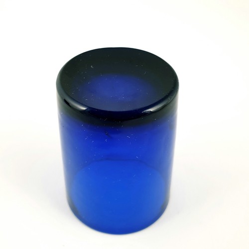 2 Öllampen, kobaltblau. Frankreich, 19.Jh. - Picture 6 of 7