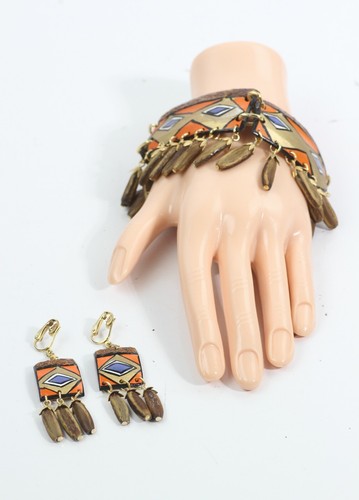 JUEGO PULSERA Y PENDIENTES CON CÁSCARA DE COCO - Imagen 5 de 8