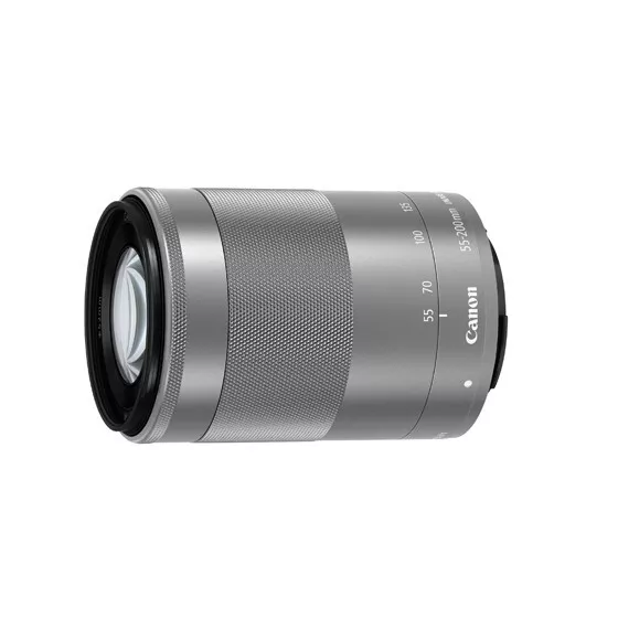 Canon Zoom Lens Silver EF-M 55-200mm F4.5-6.3 IS STM New From Japan