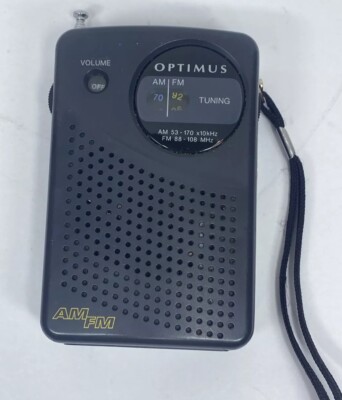 Optimus AM/FM Portable Pocket Radio #12-794 Radio Shack Tandy Corp ...