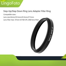 24-37mm/35.5-37mm/25.5-37mm/37.5-37mm Step-Up/Step Down Ring Lens Adapter Filter