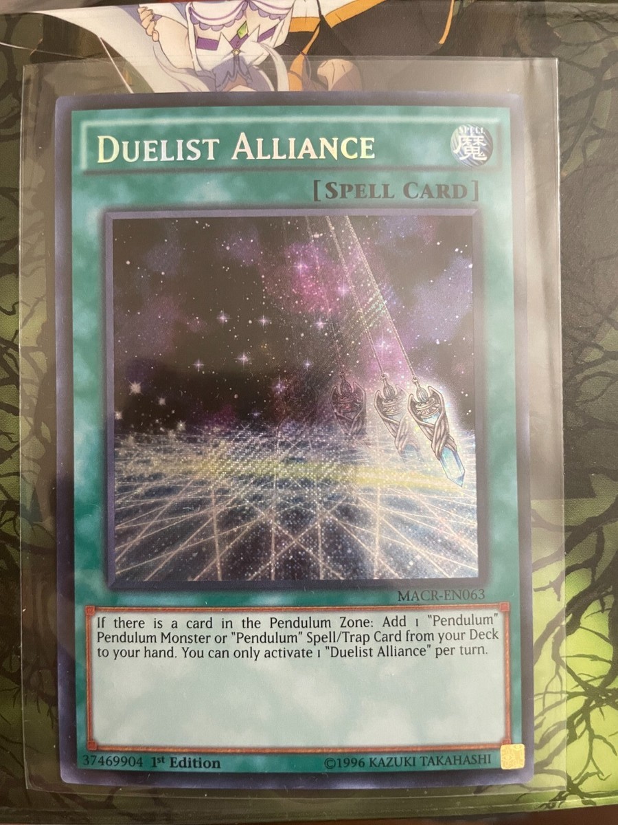 yugioh duelist alliance card Yugioh, Duelist Alliance, Secret Rare, MACR-EN063, 1st Edition, NM