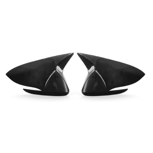 Par de cubiertas de espejo retrovisor lateral de fibra de carbono para Hyundai Elantra 2016-2019 - Imagen 10 de 10