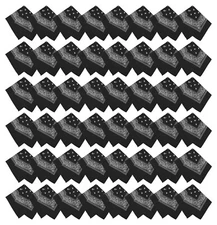 48 Pack Bandanas, Unisex One-Sided Print Paisley Retro Head Wrap Necktie