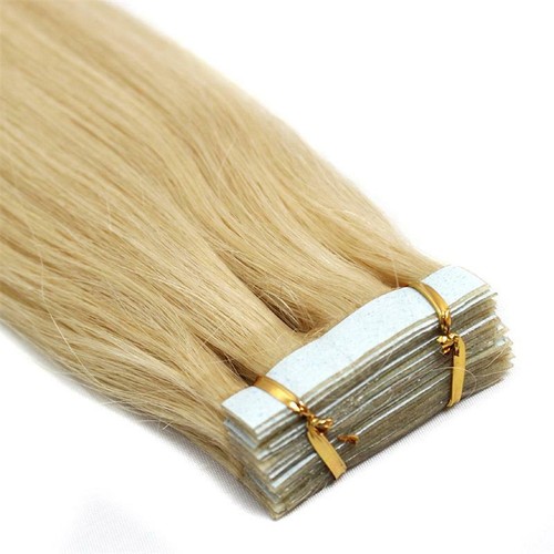 Tape In Remy Human Hair Extensions Skin Weft Highlight Blonde Fashion Style Hair - Picture 56 of 92