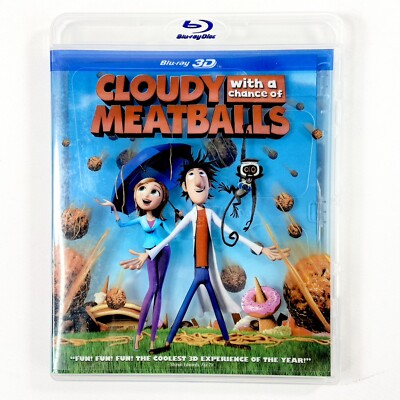 Cloudy with a Chance of Meatballs (Blu Ray, 2009) Bill Hader, Anna Faris, Mr. T