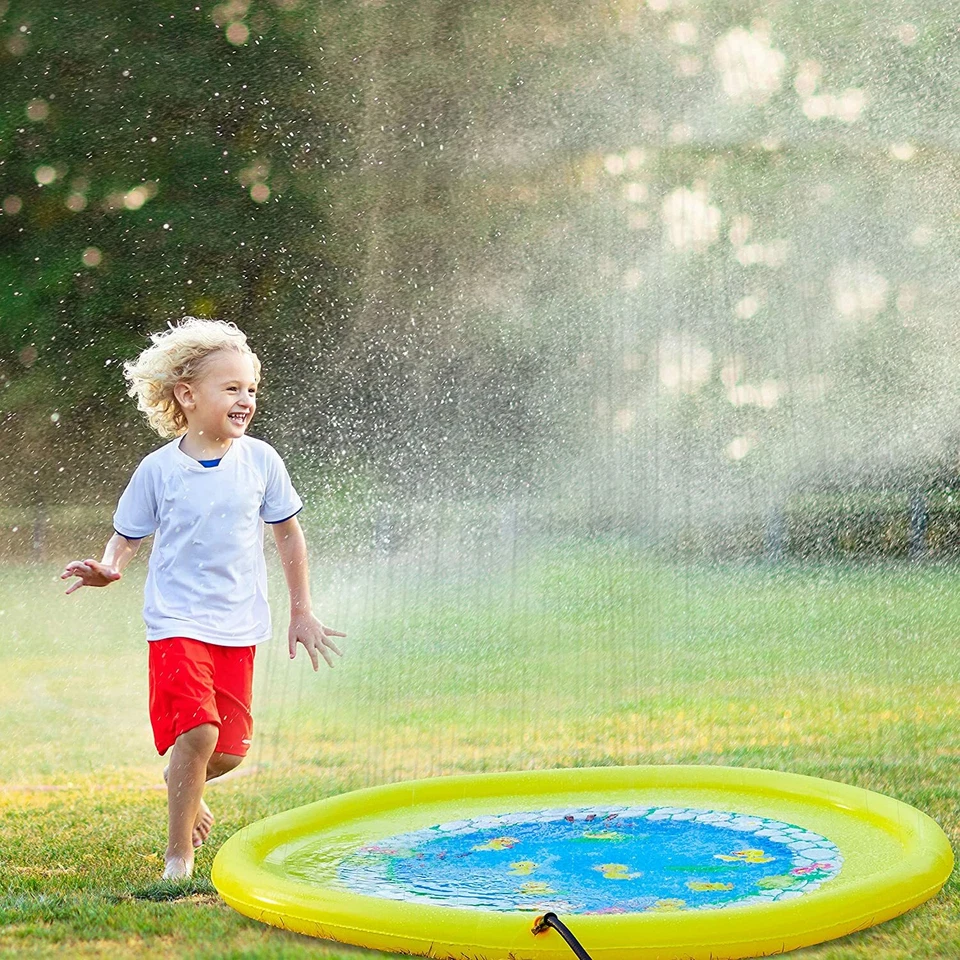 Sprinkler Mat Splashin'kids 68" Toy for Children Toddlers - Image 2 of 4