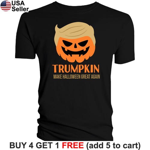 Camiseta Trumpkin Halloween Trump MAGA 2024 Presidente Divertida Parodia Calabaza BTR13 - Imagen 6 de 20