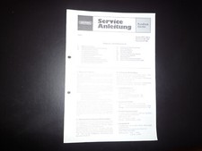 Manuale di servizio originale schema elettrico Grundig Studio RPC 100/a RC 100 R 100