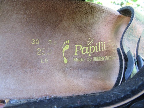 Women's Size 36 5 1/2-6 Papillio Birkenstocks Oslo Strappy Print Sandals Shoes - Picture 9 of 9