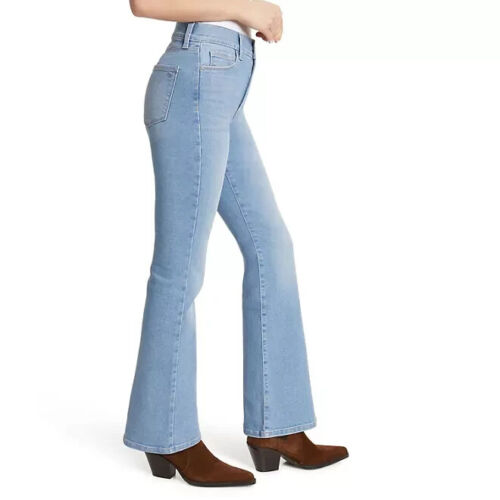 Jessica Simpson Women's High Rise Flare Jean Size 14 Lexi - 第 2/4 張圖片