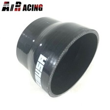 4 To 3.5 Inch Silicone Coupler Straight Reducer Hose Intercooler Piping Black
