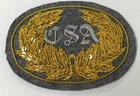 CIVIL WAR CONFEDERATE OFFICER C.S.A IN WREATH HAT CAP KEPI INSIGNIA-SMALL