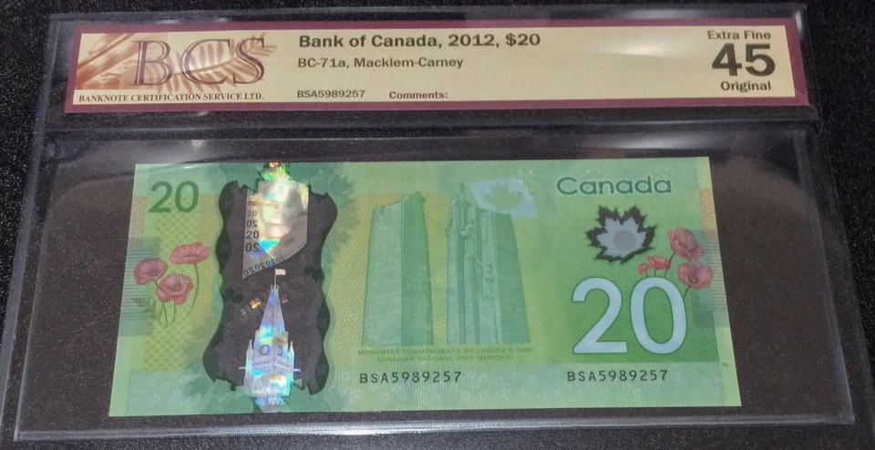 BCS CERT-COLOR VARIEDADE Coloração Exclusiva Azul Verde nas Costas somente Canadá 2012 - Imagem 4 de 4