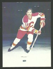 Guy Chouinard Calgary Flames Team Issued Hockey Postcard
