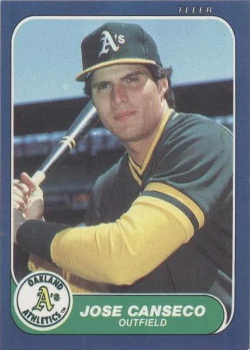 1986 Fleer Update - Jose Canseco #U-20