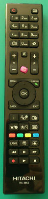 Télécommande TV Hitachi CLE-876B D'origine – Occasion Fonctionnelle