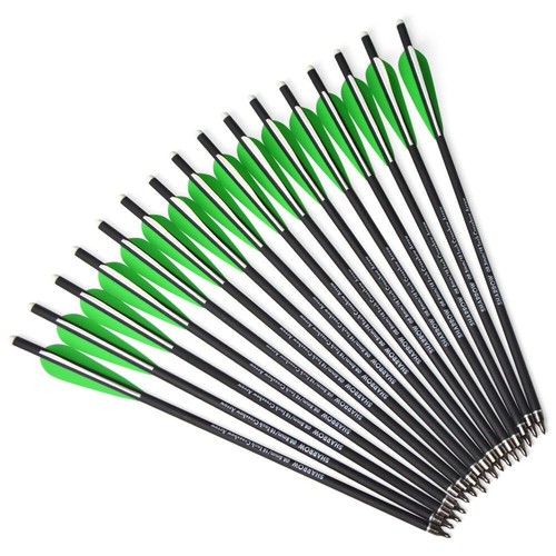 16" 17" 18" 20" 22" Crossbow Bolts Carbon Arrows Arrowheads Archery Hunting - Picture 15 of 19