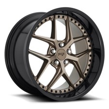19x8.5 +35 Niche M227 Vice 5x4.5 Matte Bronze Black Bead Ring Wheels (Set of 4)
