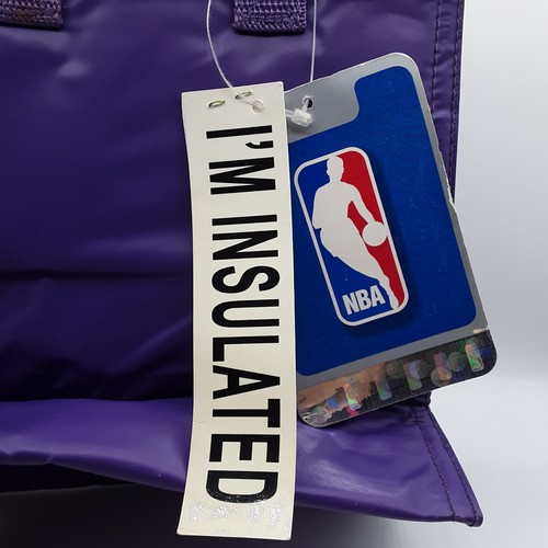 Vintage NBA Stadium Los Angeles Lakers Soft purple Insulated Lunch Bag sack s3 - Picture 2 of 10