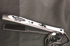Revlon Flat Iron Hair Straightener Model RVST2036 1" Black White Swivel