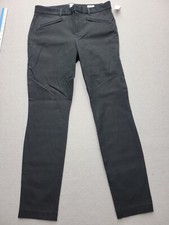 Gap Womens Pants 12 Black Signature Skinny Mid Rise Dress Pockets NEW