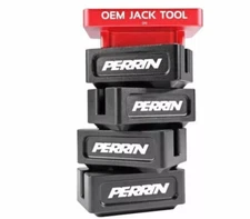 Perrin Black Jack Pad Set 5-Pieces For Subaru WRX STi BRZ Impreza Outback & More