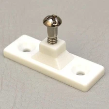 Boater Sports Boat Bimini Hinge 55160 | Side Mount White 7/8 Inch