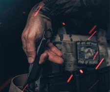 TAKUMITAK 6.5" Tactical EDC Gear Fixed Blade Camping Knives for Men MOLLE Gear