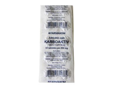 Aktivkohle Karboaktiv Carbo activatus Char Activat 10 St. Уголь активированный