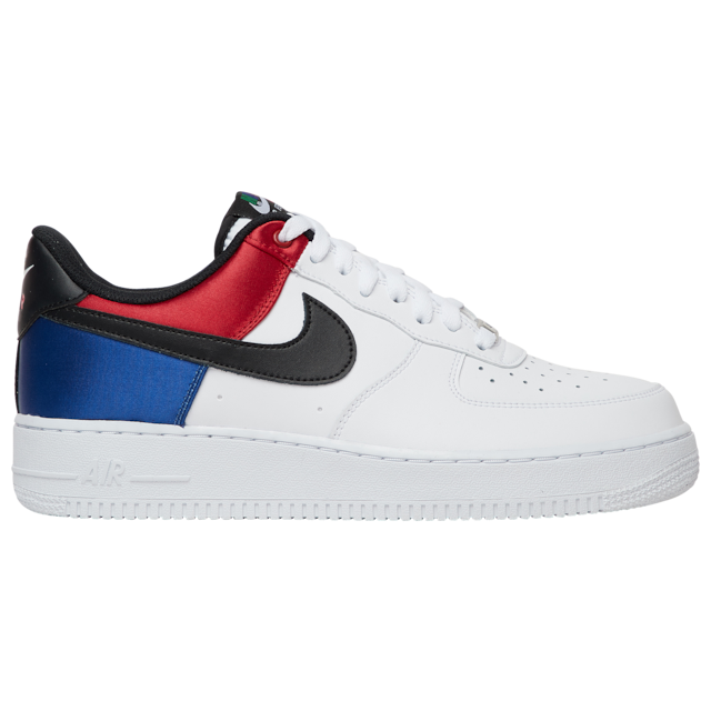white blue and red air force 1