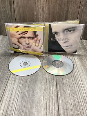 Michael Buble Crazy Love & Michael Buble CD Lot of 2 VG 2003/2009 Reprise Record
