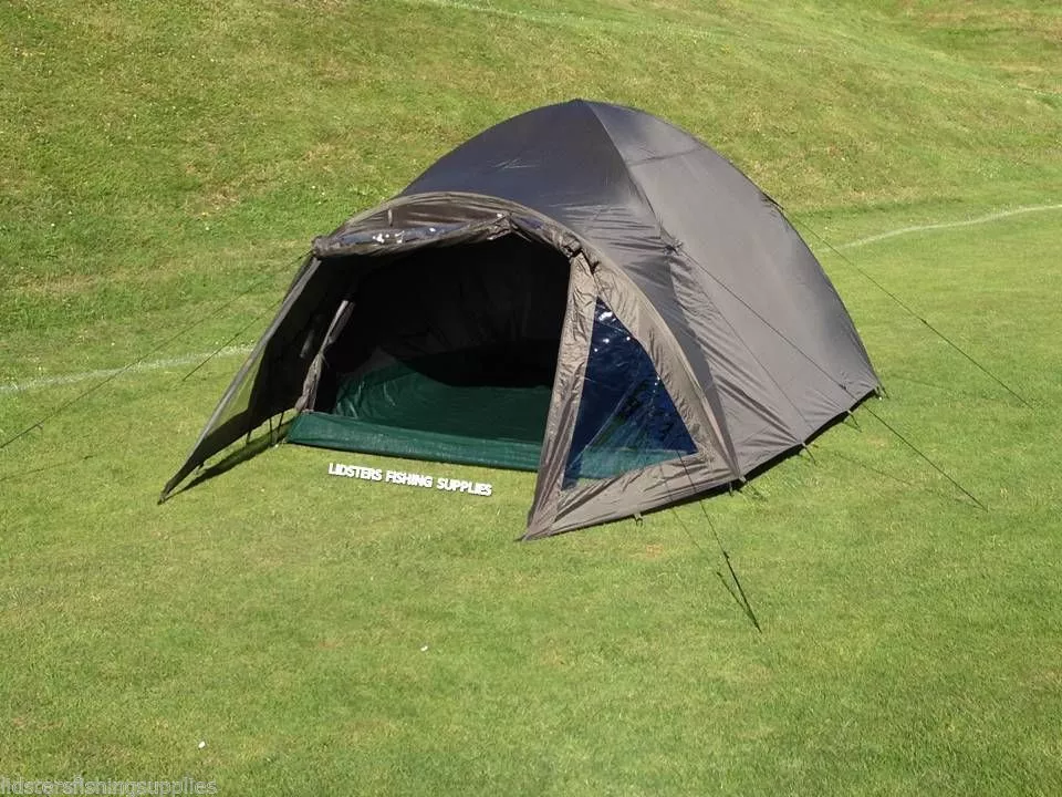 2 Man Double Skin Q DOS Green Carp Fishing Bivvy Tent Shelter Waterproof Tackle