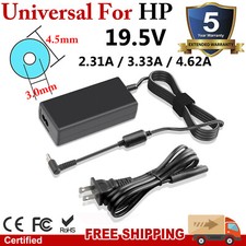 Universal for HP Laptop Power Adapter Charger 19.5V 2.31A, 3.33A, 4.62A Blue Tip