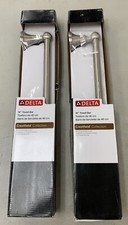 Lot of 2 Delta Crestfield 18 in. Towel Bars in Brushed Nickel
