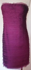Alice Olivia Purple Layered Halter Dress Size SP