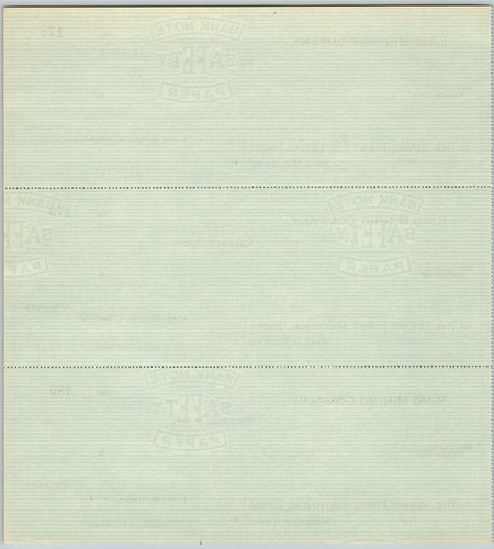 King Mining Company Wallace, ID Idaho First National Bank Check Sheet c1943-50's - Picture 2 of 2