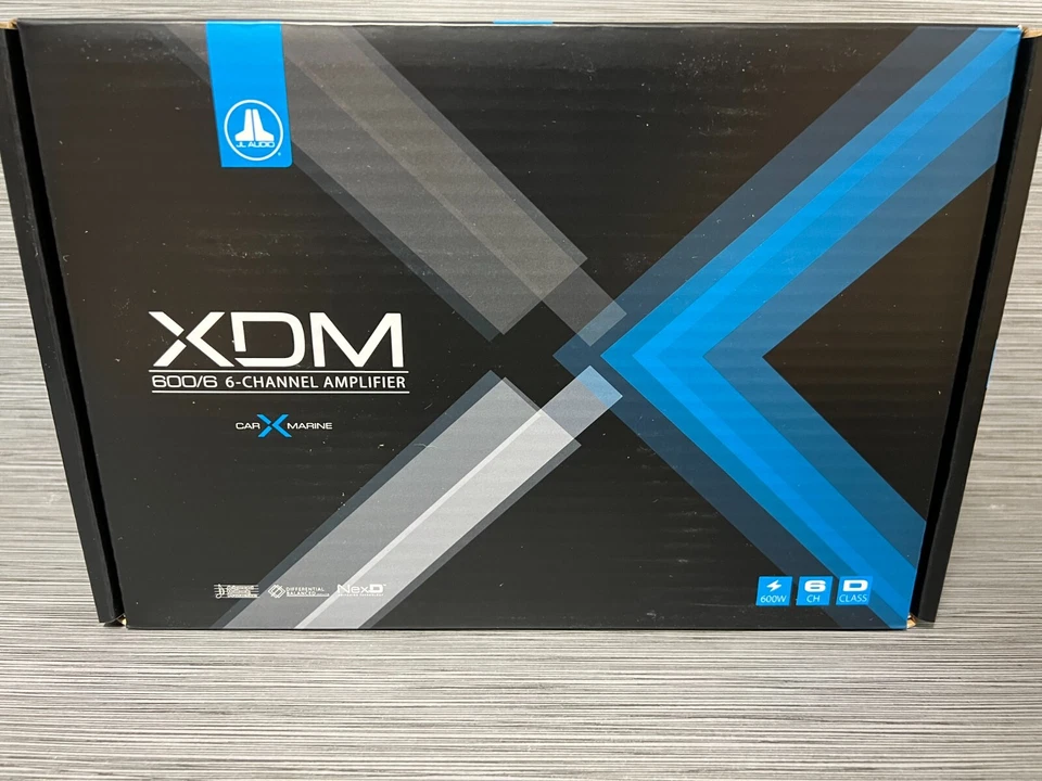 Amplificador de audio JL Audio XDM600/6 6 canales clase D rango completo para automóvil/marino nuevo Foto 2 de 4