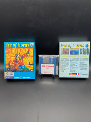 Eye Of Horus - IBM PC 3,5'' Disk - Small BOX / OVP  - Logotron / Prism Leisure