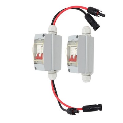 Circuit Breaker MCB 2P DC 500V 32A Disconnect Switch with Distribution Box