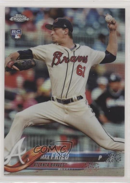 2018 Topps Chrome Refractor Max Fried #66 Rookie RC