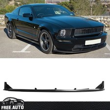 Fit 05-09 Ford Mustang V8 Gt Cv3 Style Front Bumper Lip Spoiler Kit Unpainted Pu