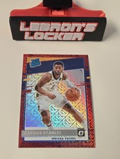 2020-21 Panini Donruss Optic - #199 Cassius Stanley Rookie /88 Choice Red Pacers