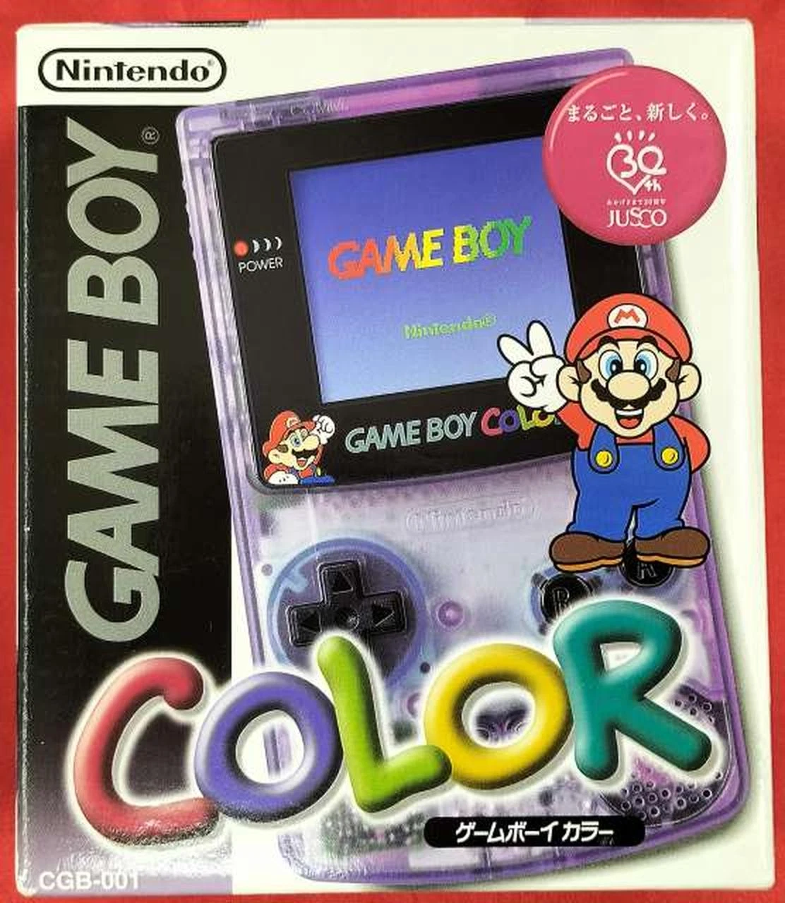 Retro Game Model number Game Boy Color Body Jusco Original Mario Version NINTEND