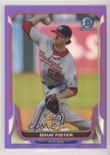 2014 Bowman Chrome Purple Refractor 11/150 Doug Fister #178 z6b