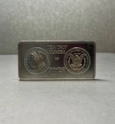 South East Refining 10oz Silver Vintage Morgan Dollar Bar 999 fine silver 1980